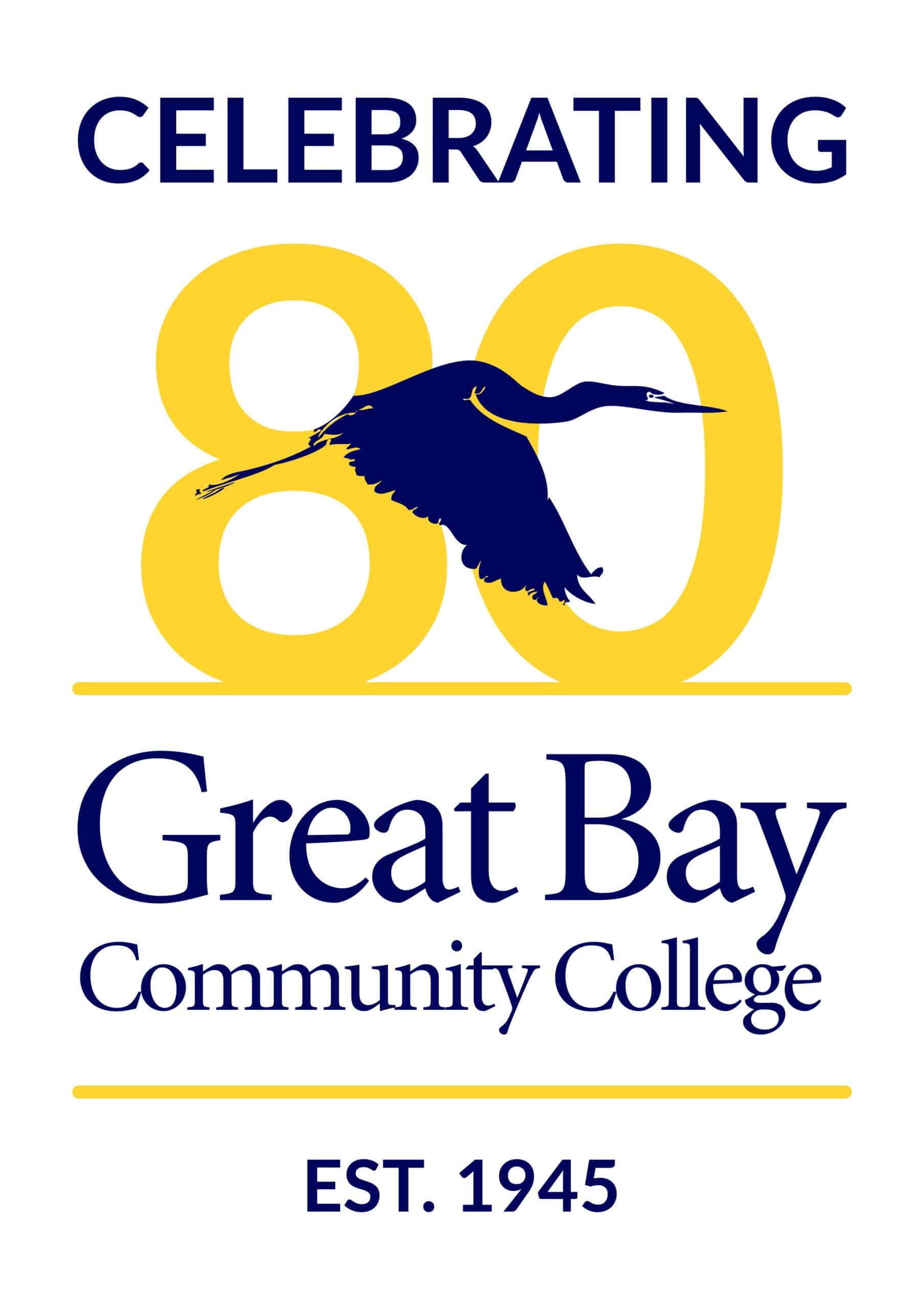 Great Bay CC 80th anniversary logo
