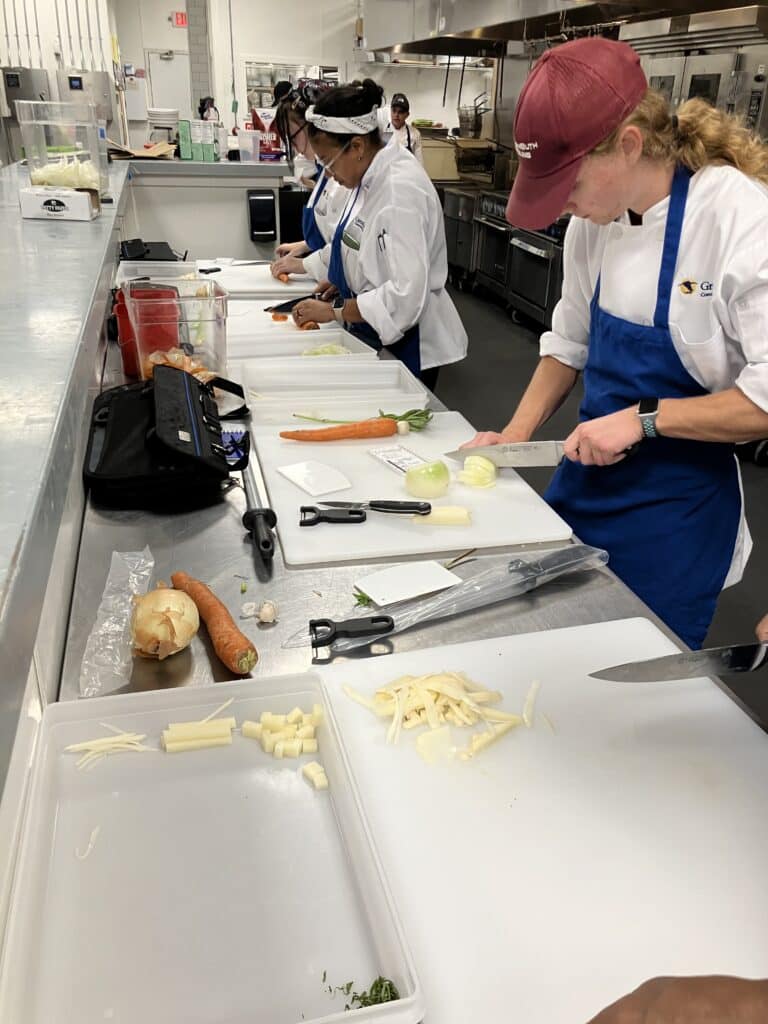 Photo Great Bay students in culinary arts program