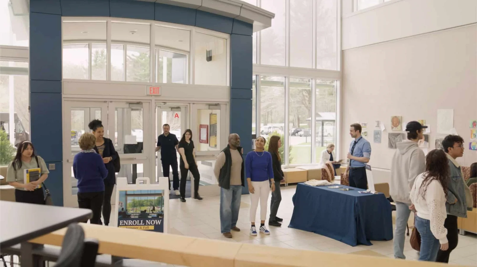 Open house lobby Great Bay campus